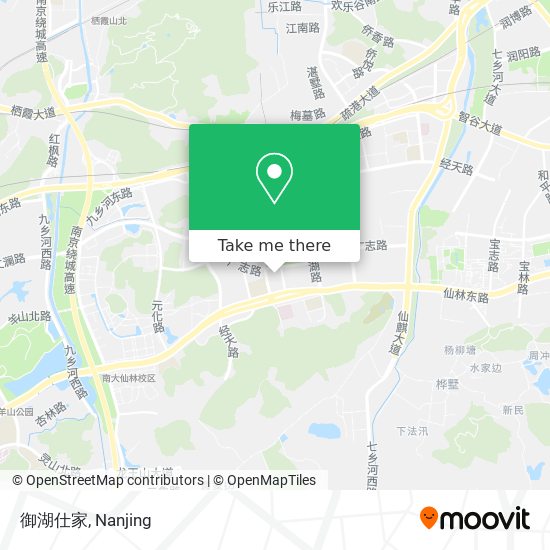 御湖仕家 map