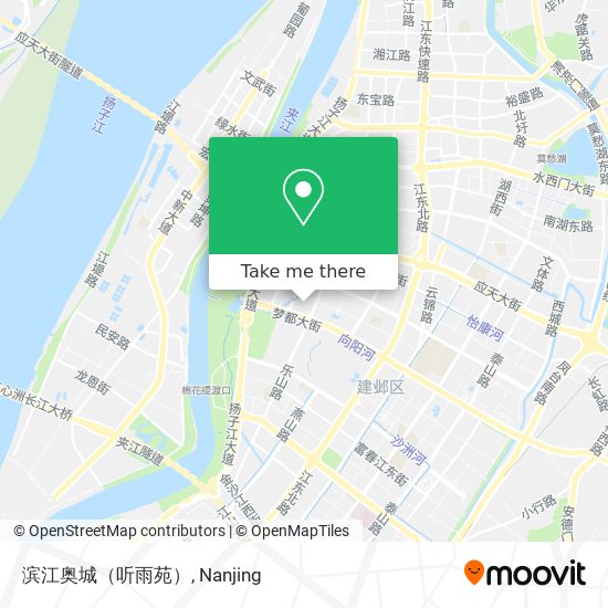滨江奥城（听雨苑） map