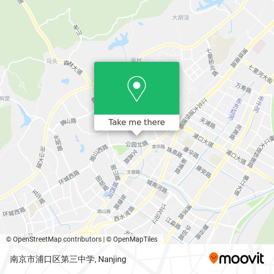 南京市浦口区第三中学 map