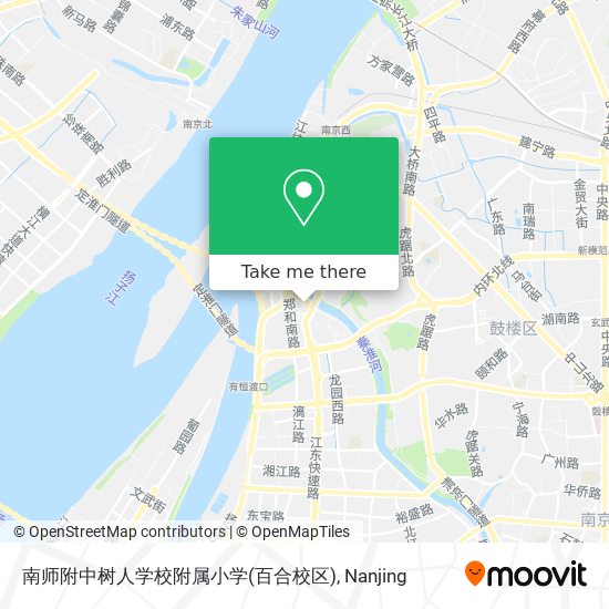 南师附中树人学校附属小学(百合校区) map