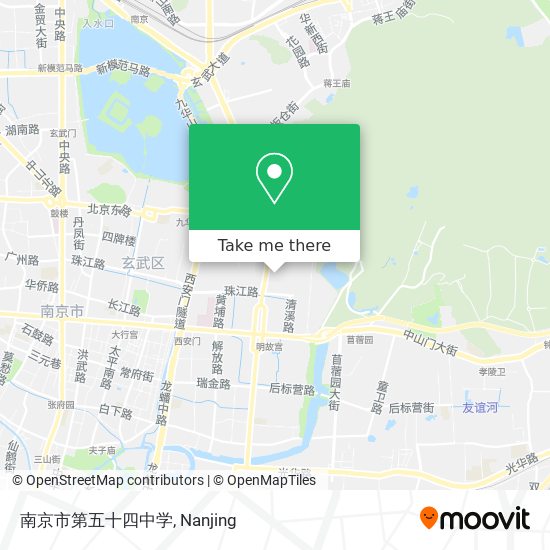 南京市第五十四中学 map