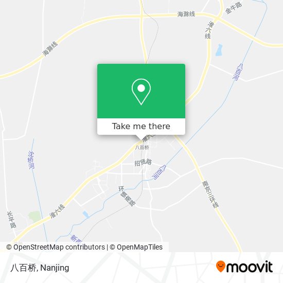 八百桥 map