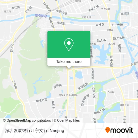 深圳发展银行江宁支行 map
