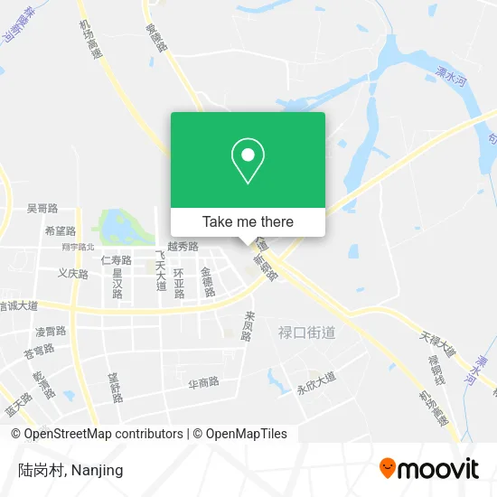 陆岗村 map