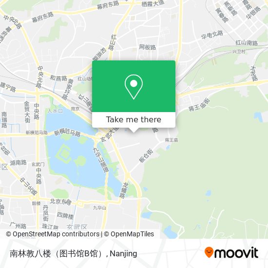 南林教八楼（图书馆B馆） map