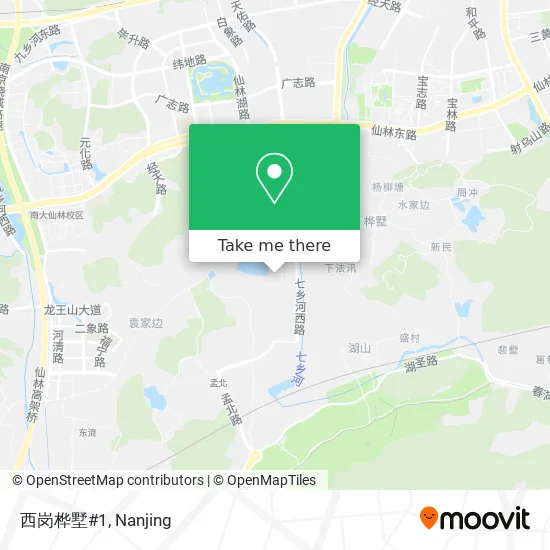 西岗桦墅#1 map