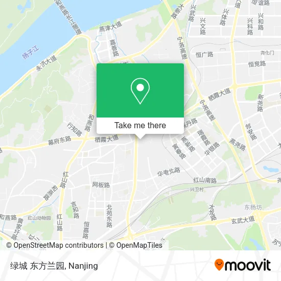 绿城 东方兰园 map