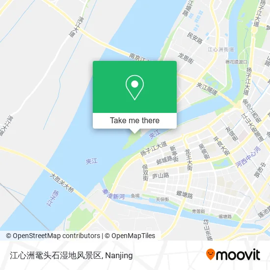 江心洲鼋头石湿地风景区 map