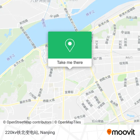 220kv铁北变电站 map
