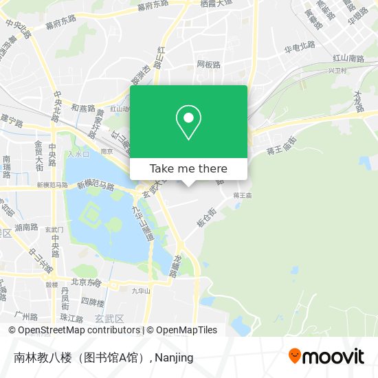 南林教八楼（图书馆A馆） map