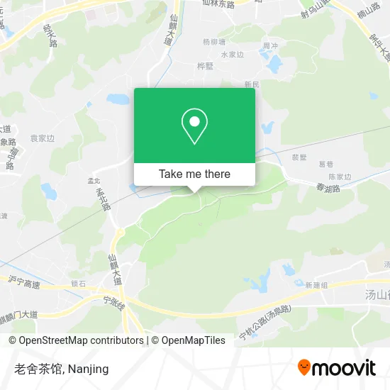 老舍茶馆 map
