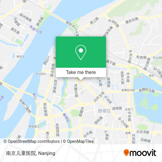 南京儿童医院 map