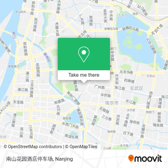 南山花园酒店停车场 map
