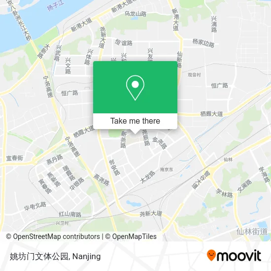 姚坊门文体公园 map