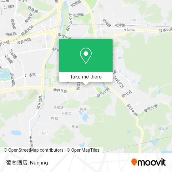 葡萄酒店 map