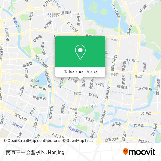 南京三中金銮校区 map