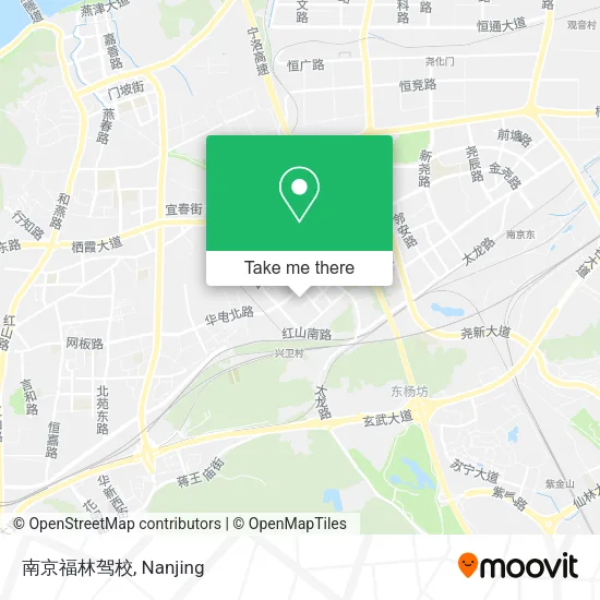 南京福林驾校 map
