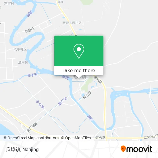 瓜埠镇 map