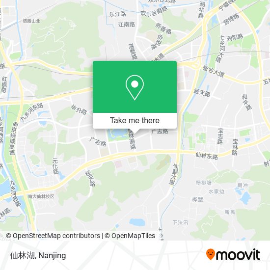 仙林湖 map