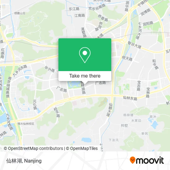 仙林湖 map