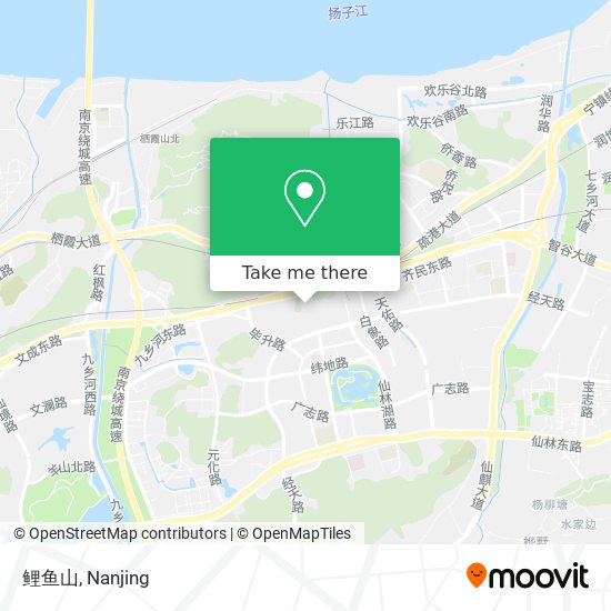 鲤鱼山 map