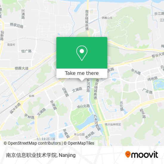 南京信息职业技术学院 map