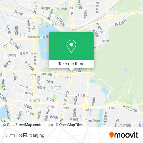 九华山公园 map