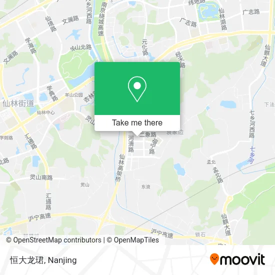 恒大龙珺 map