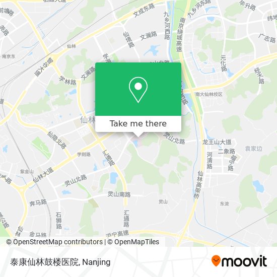 泰康仙林鼓楼医院 map