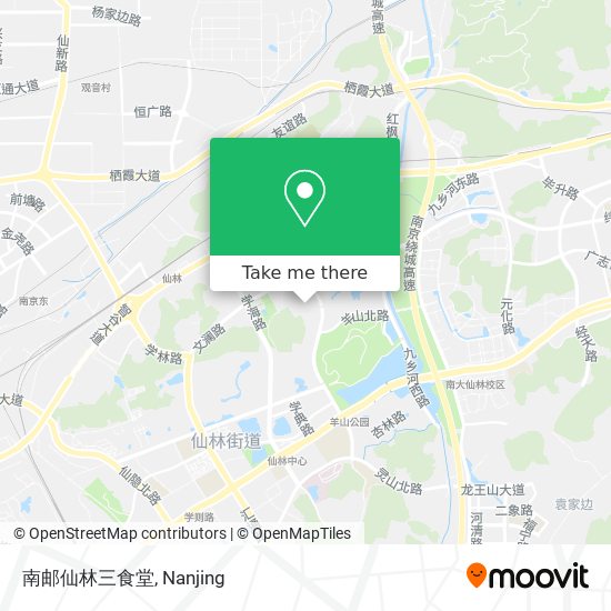 南邮仙林三食堂 map