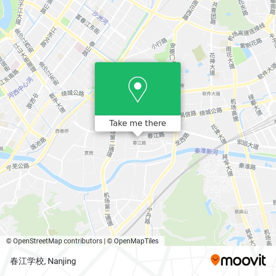 春江学校 map