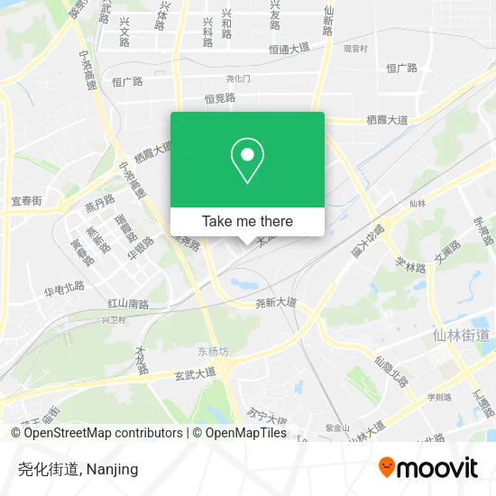 尧化街道 map