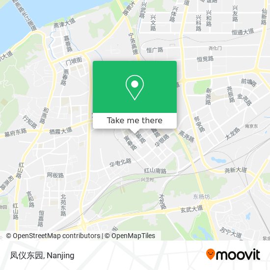 凤仪东园 map
