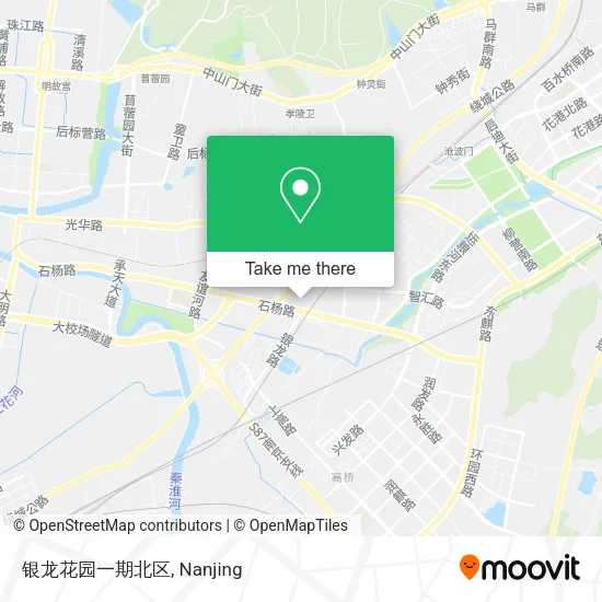 银龙花园一期北区 map