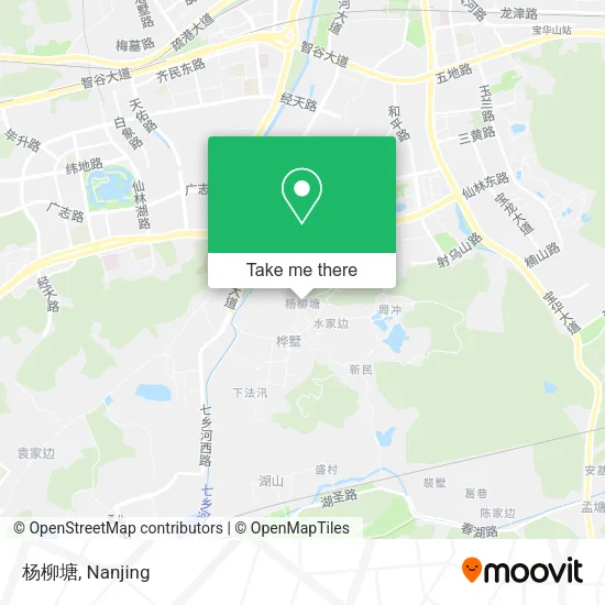 杨柳塘 map