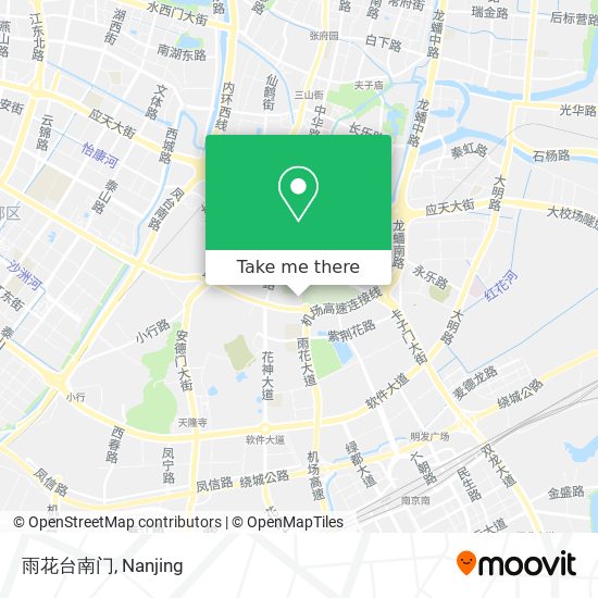 雨花台南门 map