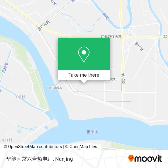 华能南京六合热电厂 map