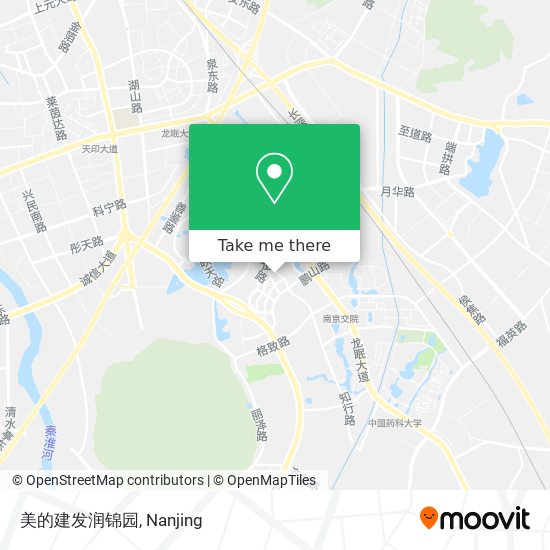 美的建发润锦园 map