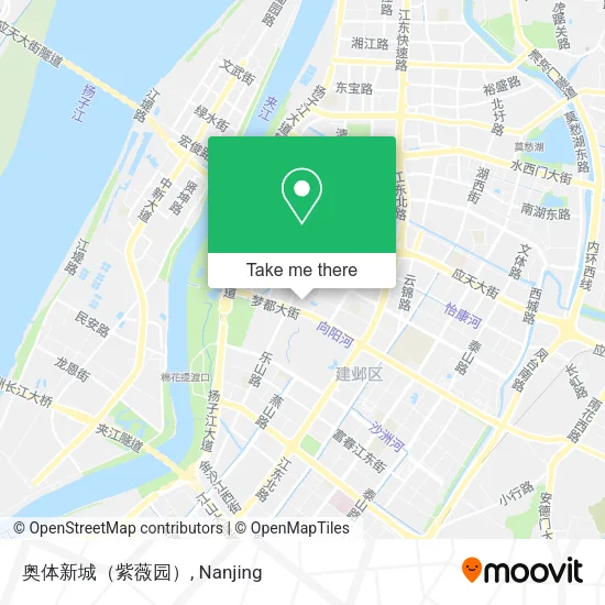 奥体新城（紫薇园） map