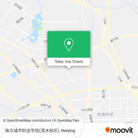 南京城市职业学院(溧水校区) map