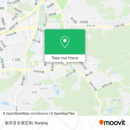 索菲亚全屋定制 map