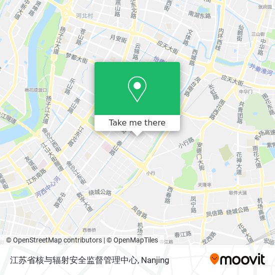 江苏省核与辐射安全监督管理中心 map