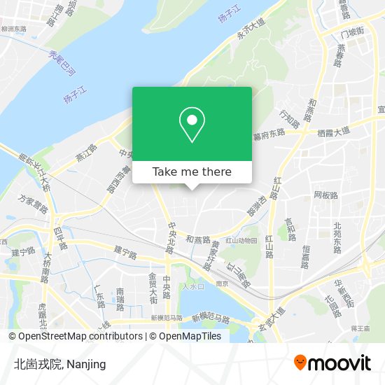 北崮戎院 map