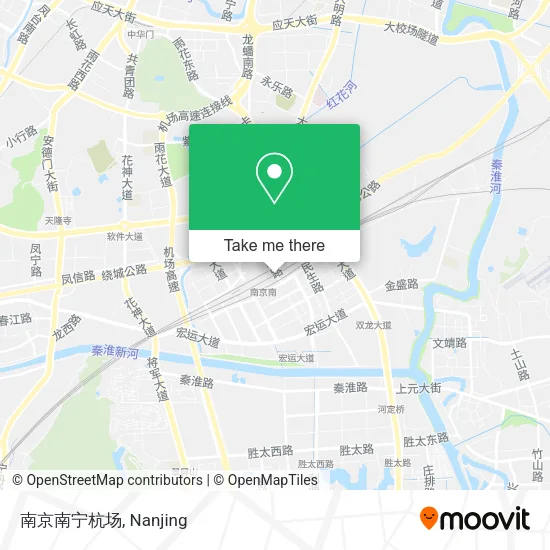 南京南宁杭场 map