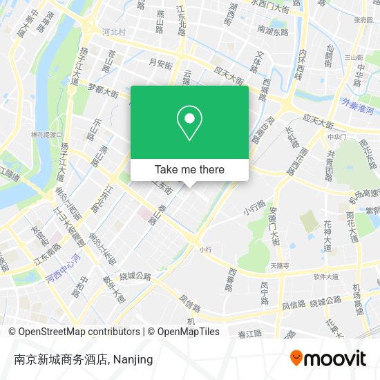 南京新城商务酒店 map