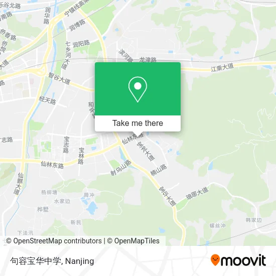 句容宝华中学 map