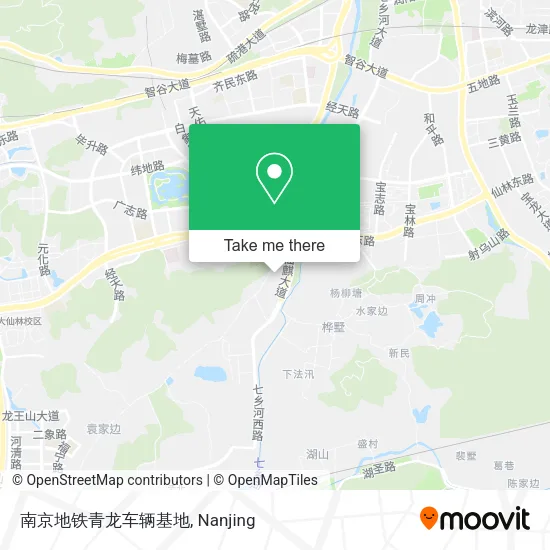 南京地铁青龙车辆基地 map