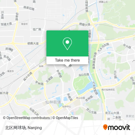 北区网球场 map