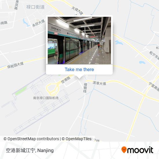 空港新城江宁 map