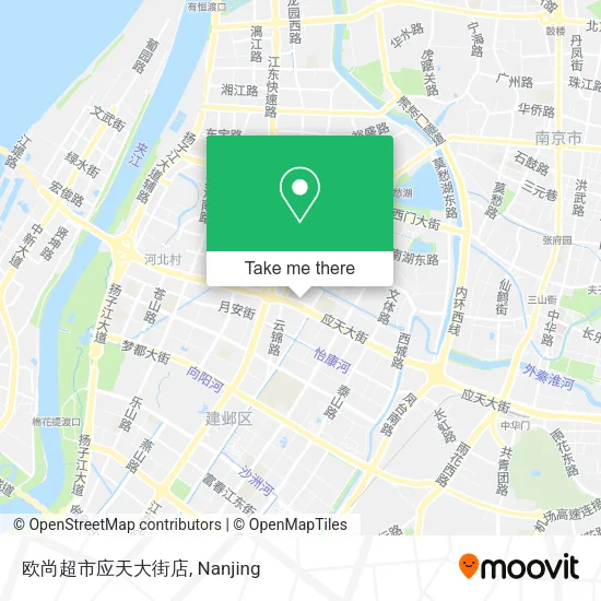欧尚超市应天大街店 map